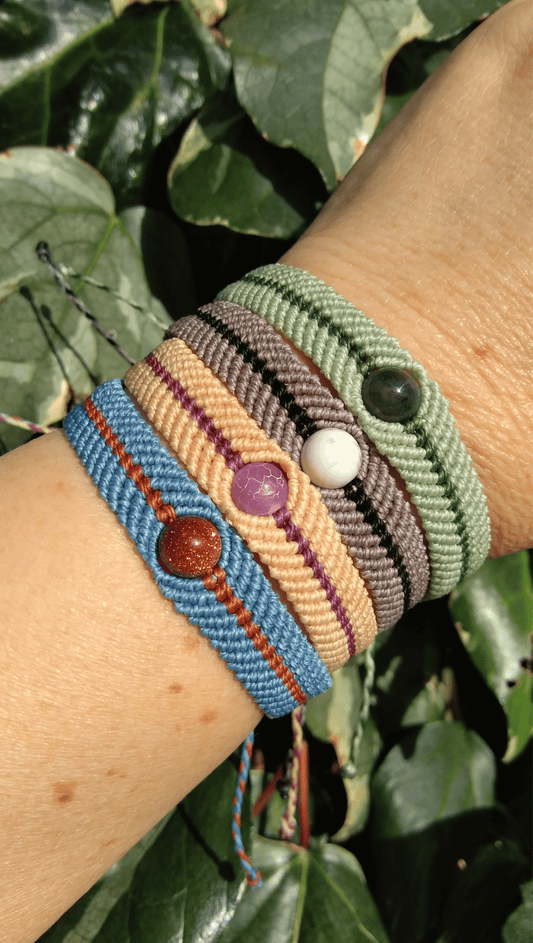 4 Bracelets Perle Solitaire